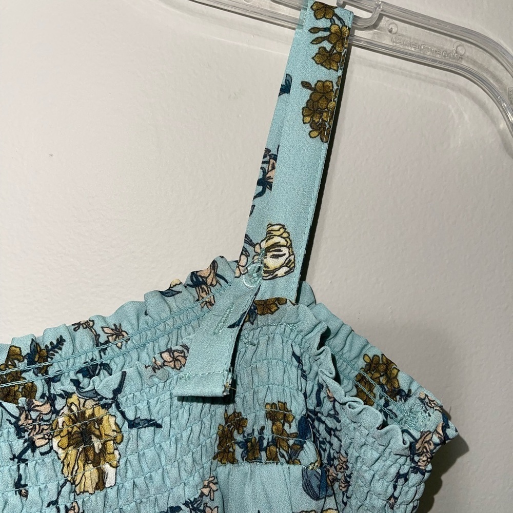NWT AS U WISH Mint Floral Off the Shoulder Dress - Picture 3 of 8